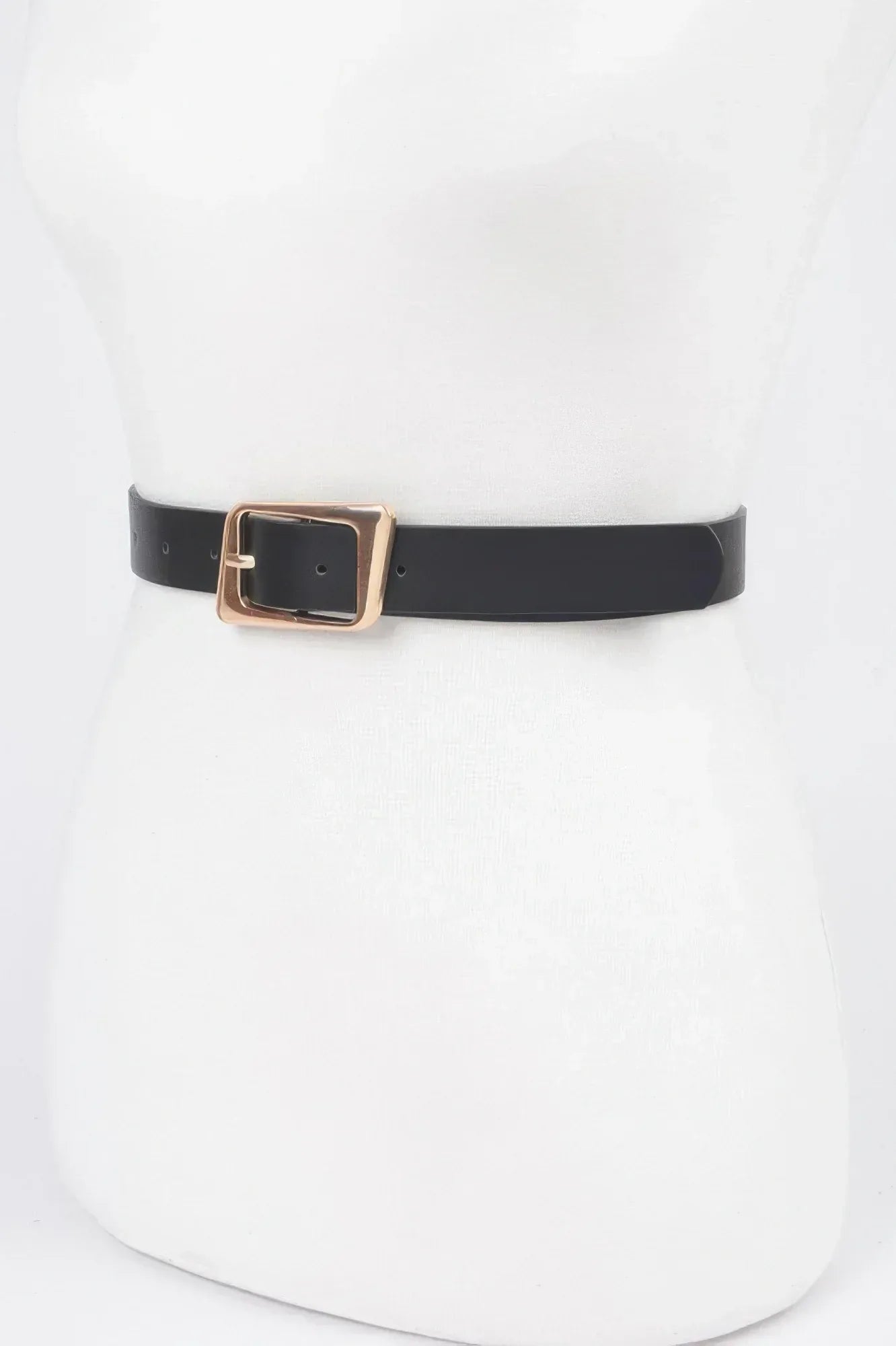 Faux Leather Metal Buckle Belt Secondary image