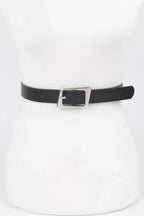 Faux Leather Metal Buckle Belt | Mixtshop LLC