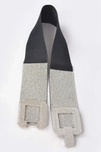 Rhinestone Buckle Elastic Belt | Mixtshop LLC