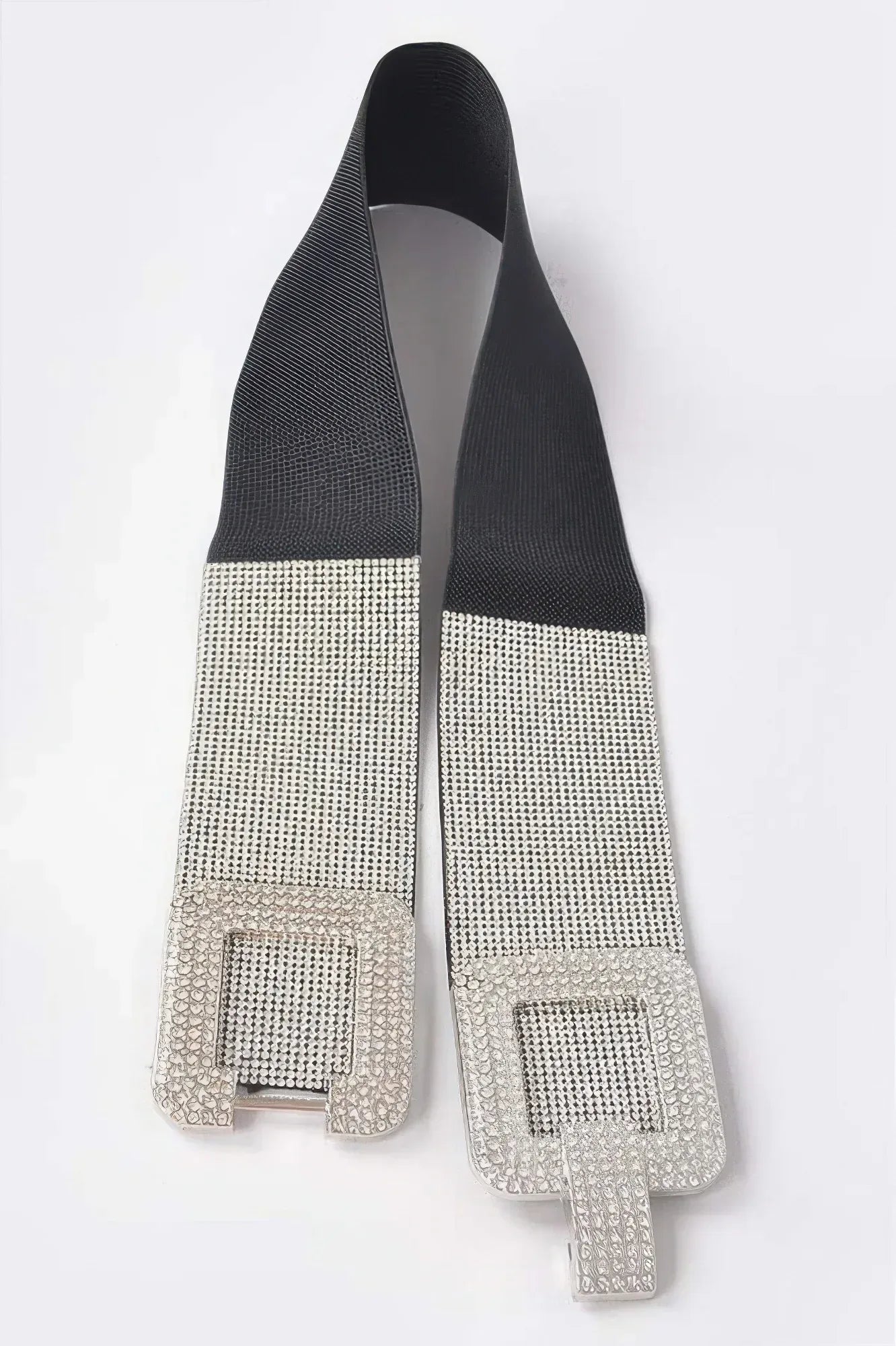 Rhinestone Buckle Elastic Belt | Mixtshop LLC