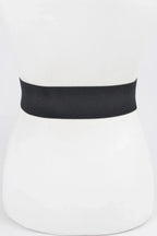 Rhinestone Bow Buckle Stretch Belt | Mixtshop LLC