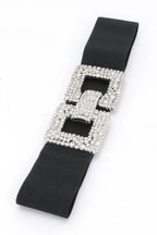 Rhinestone Buckle Elastic Belt | Mixtshop LLC