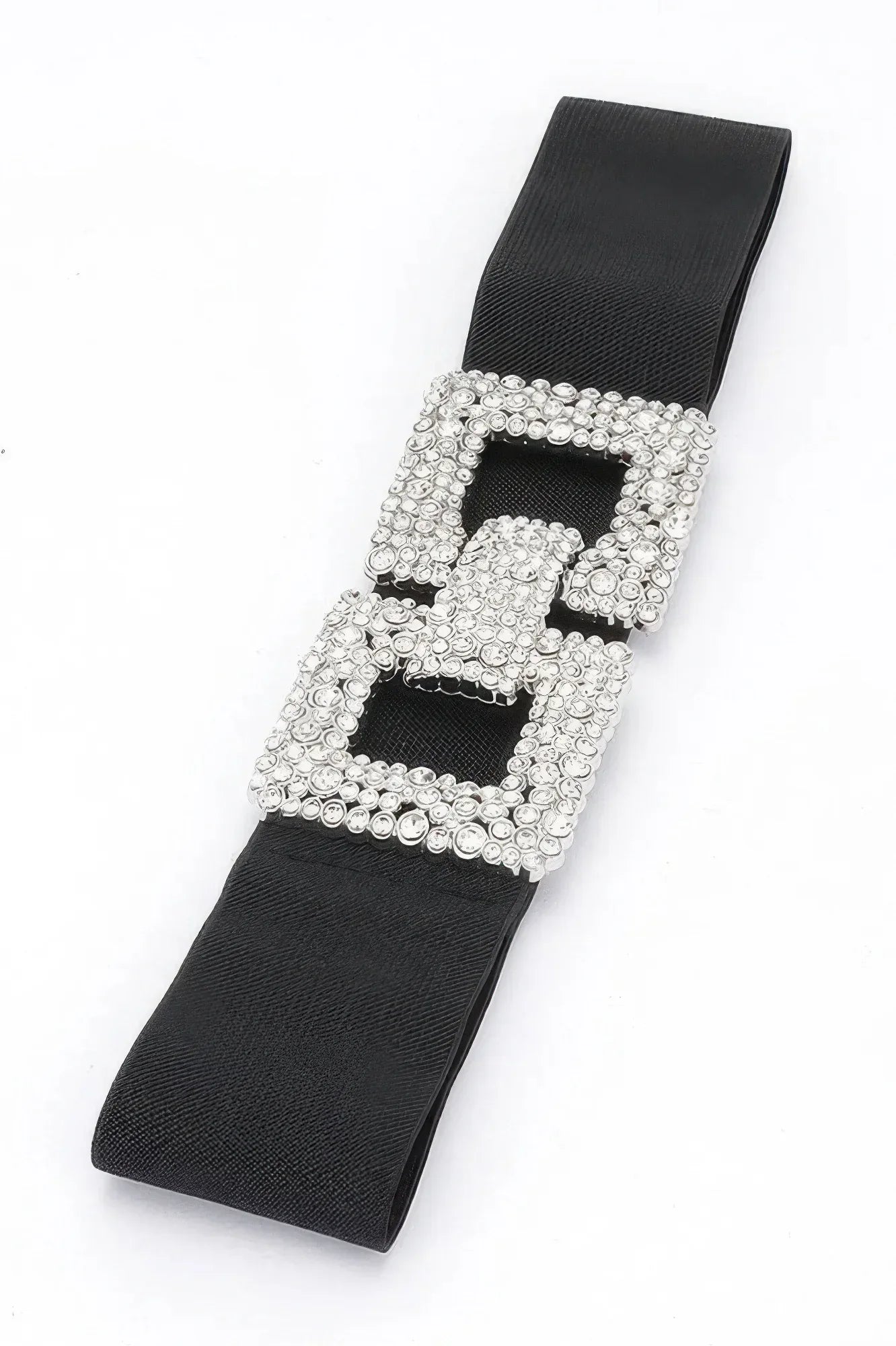 Rhinestone Buckle Elastic Belt | Mixtshop LLC