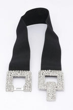 Rhinestone Buckle Elastic Belt | Mixtshop LLC