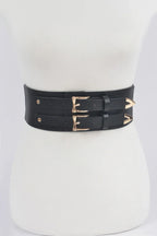 Corset Stretch Belt W Two Buckles | Mixtshop LLC