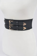 Corset Stretch Belt W Two Buckles | Mixtshop LLC
