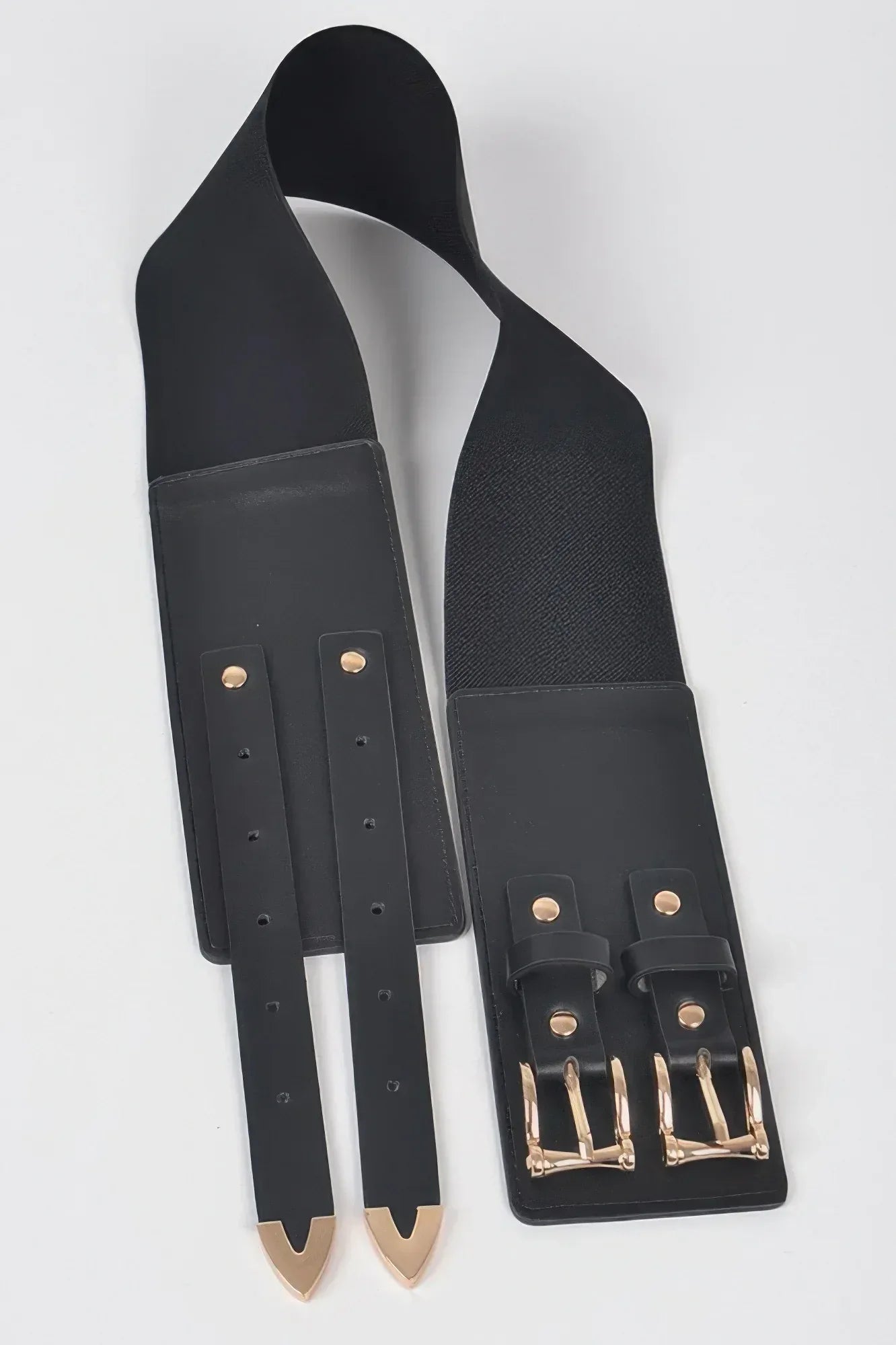 Corset Stretch Belt W Two Buckles | Mixtshop LLC