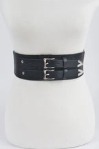 Corset Stretch Belt W Two Buckles | Mixtshop LLC