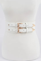 Corset Stretch Belt W Two Buckles | Mixtshop LLC