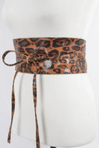 Faux Leo Kimono Belt | Mixtshop LLC