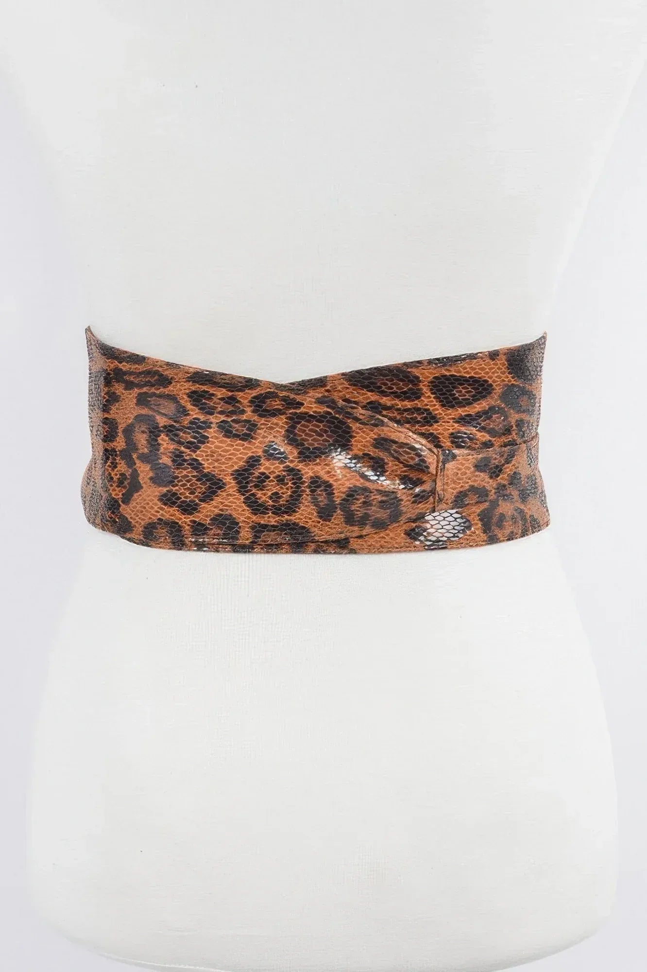 Faux Leo Kimono Belt | Mixtshop LLC