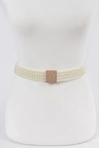 Elastic Pearl Belt | Mixtshop LLC