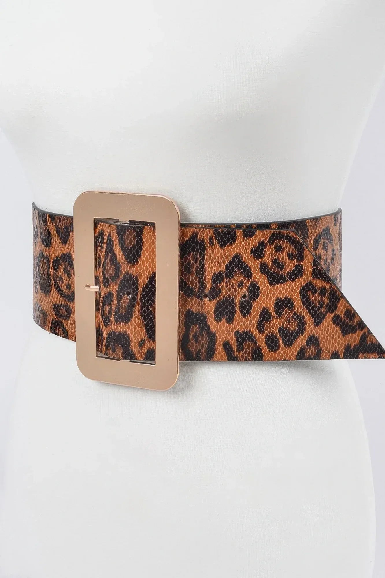 Leopard Big Buckle Belt Secondary image