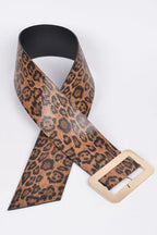 Leopard Big Buckle Belt | Mixtshop LLC