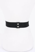 Rhinestone Ribbon Elastic Plus Size Belt | Mixtshop LLC