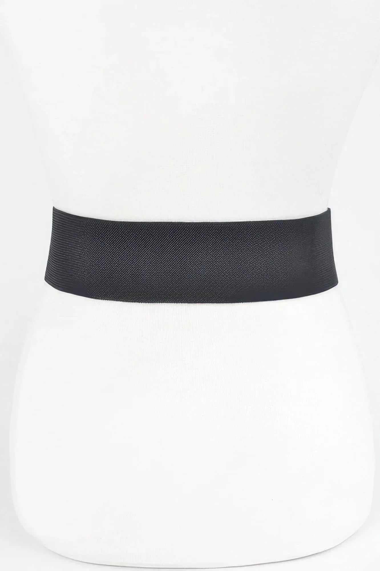 Rhinestone Buckle Plus Size Elastic Belt | Mixtshop LLC
