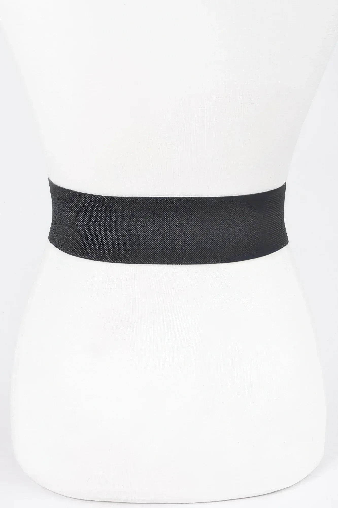 Rhinestone Buckle Plus Size Elastic Belt | Mixtshop LLC