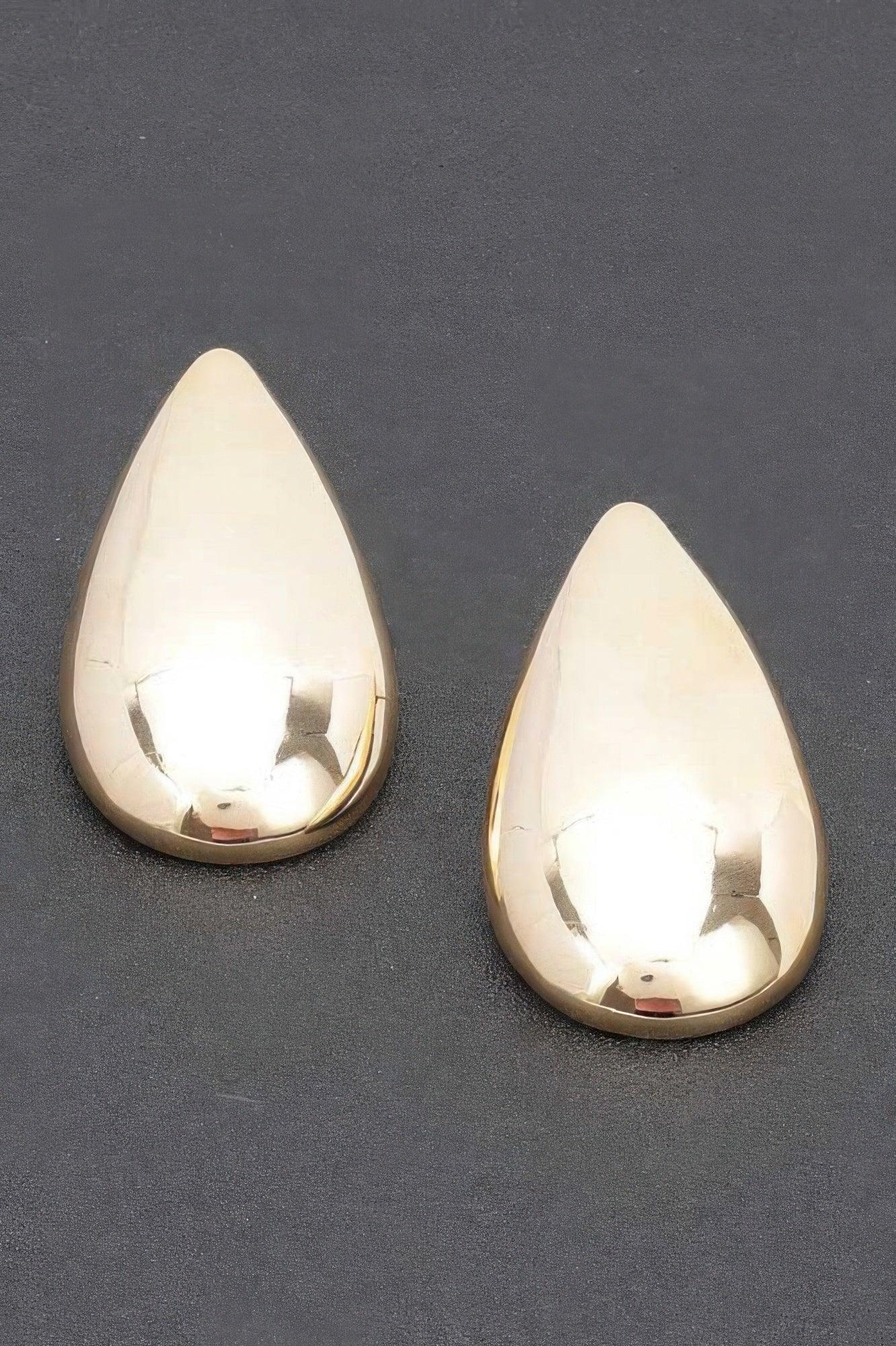 Gold Plated Metal Earring | Mixtshop LLC Main image