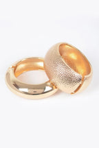 Two Pieces Set Metal Bangle | Mixtshop LLC