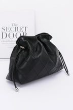 Quilted Faux Leather Bucket Crossbody Bag | Mixtshop LLC