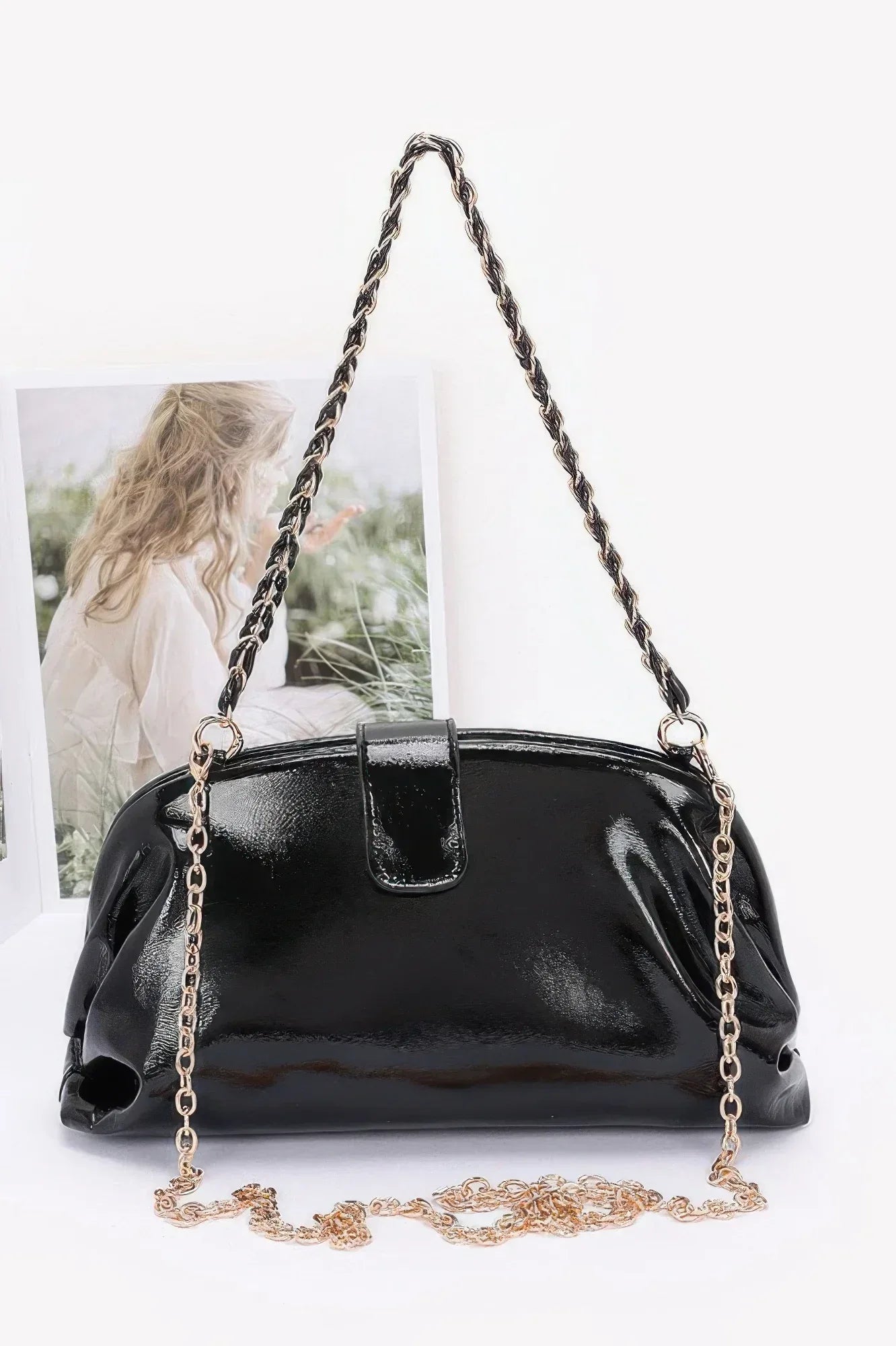 Enamel Frame Shoulder Bag | Mixtshop LLC