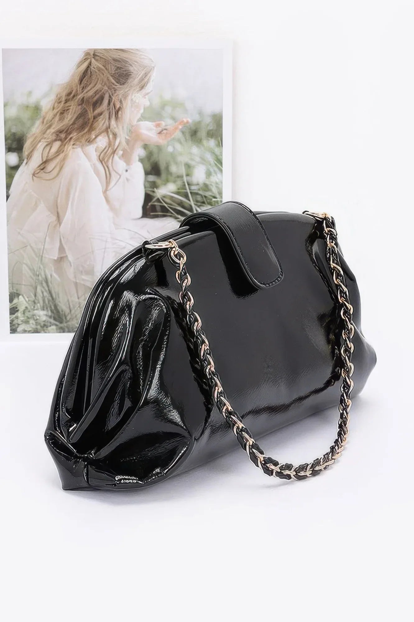 Enamel Frame Shoulder Bag | Mixtshop LLC