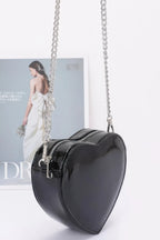 Enamel Heart Shape Crossbody Bag | Mixtshop LLC