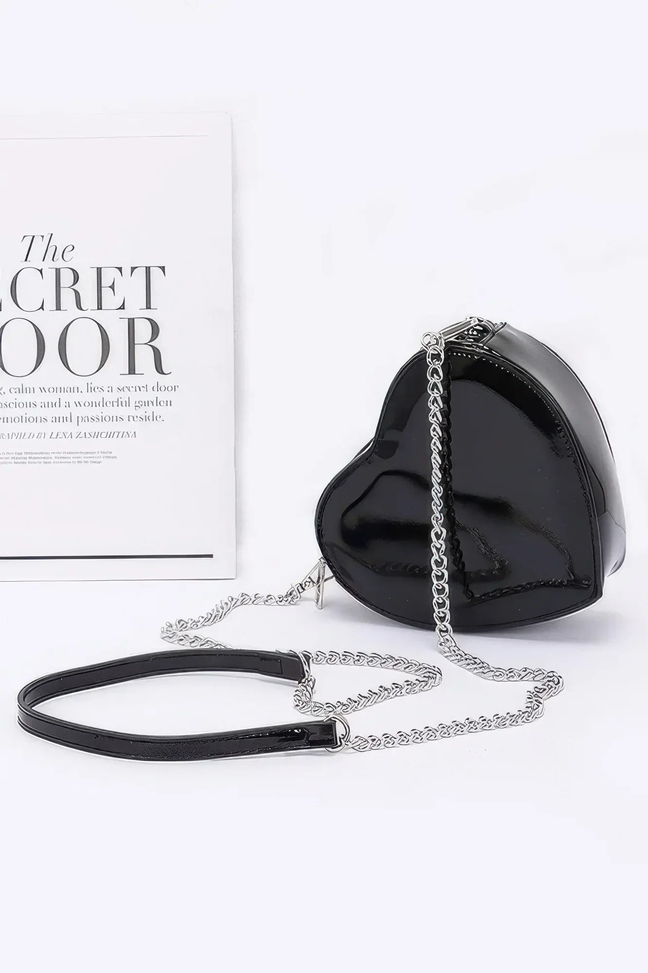 Enamel Heart Shape Crossbody Bag | Mixtshop LLC