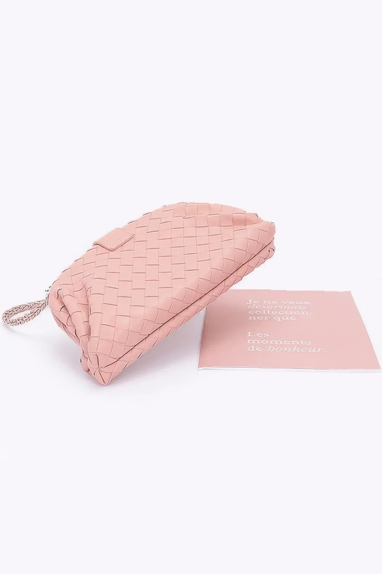 Faux Leather Braided Frame Shoulder Bag | Mixtshop LLC