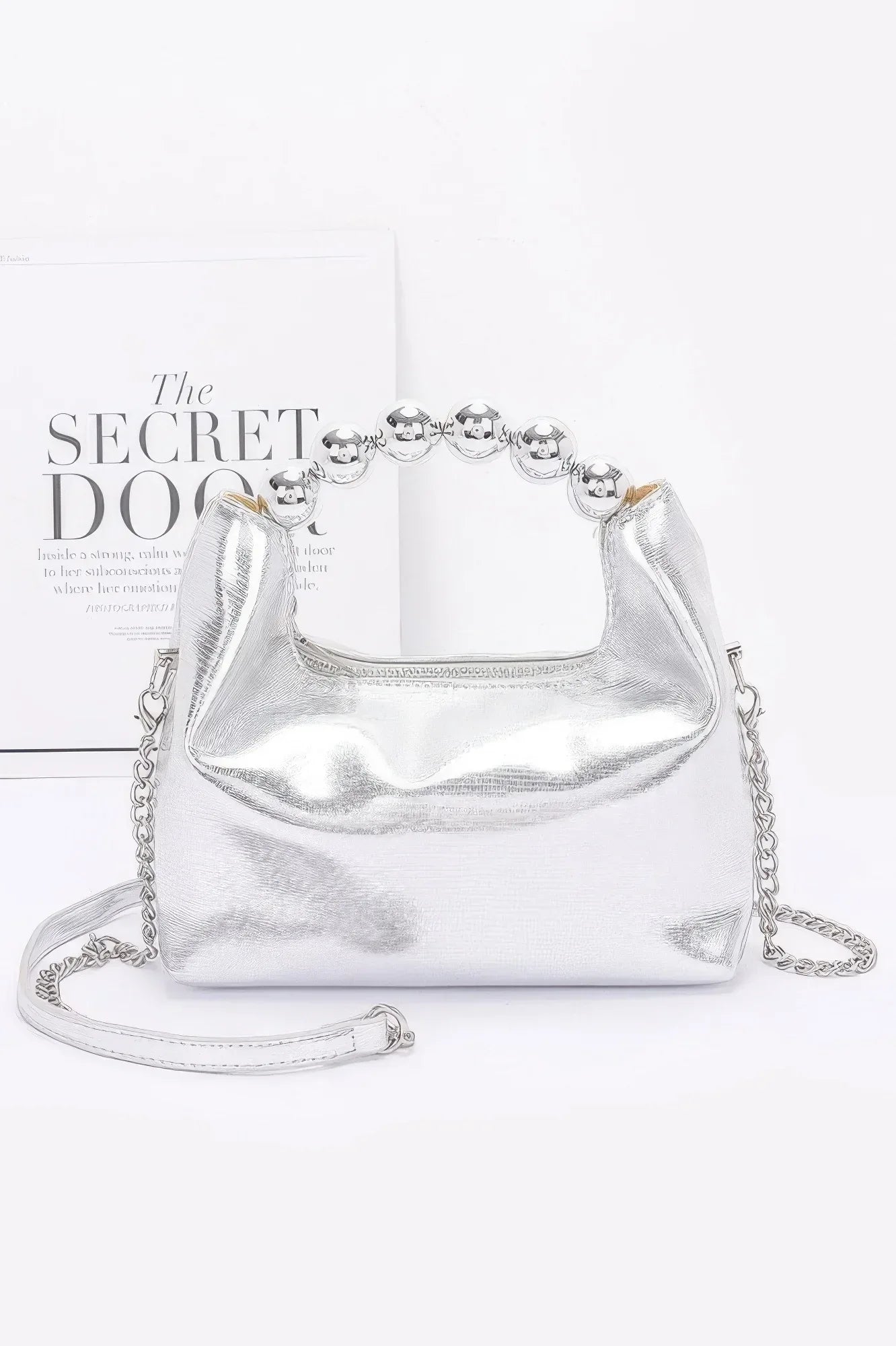 Metallic Ccb Ball Handle Bag Secondary image