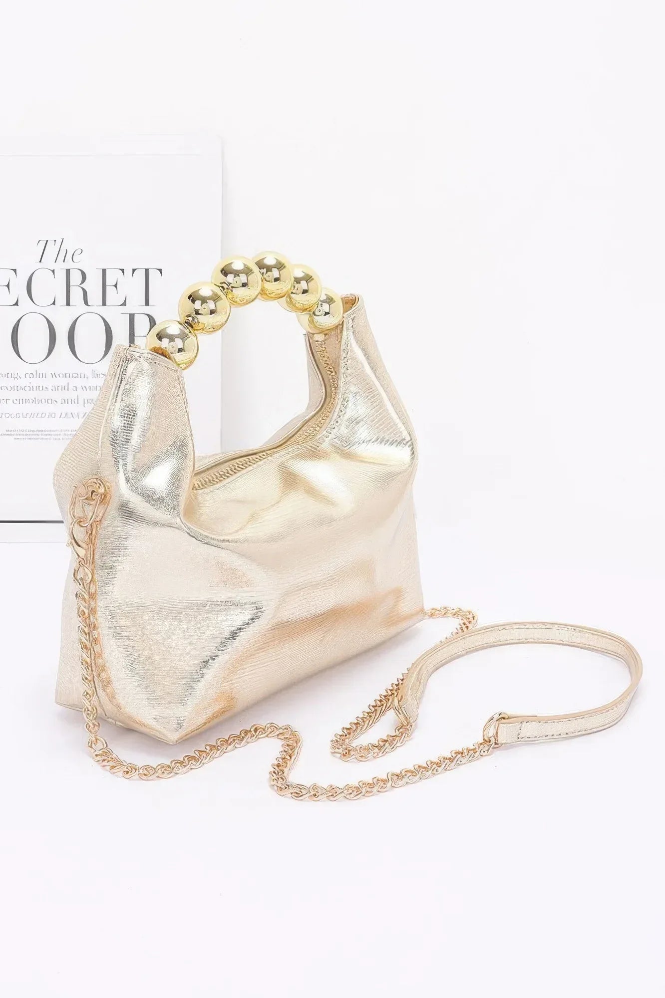 Metallic Ccb Ball Handle Bag | Mixtshop LLC