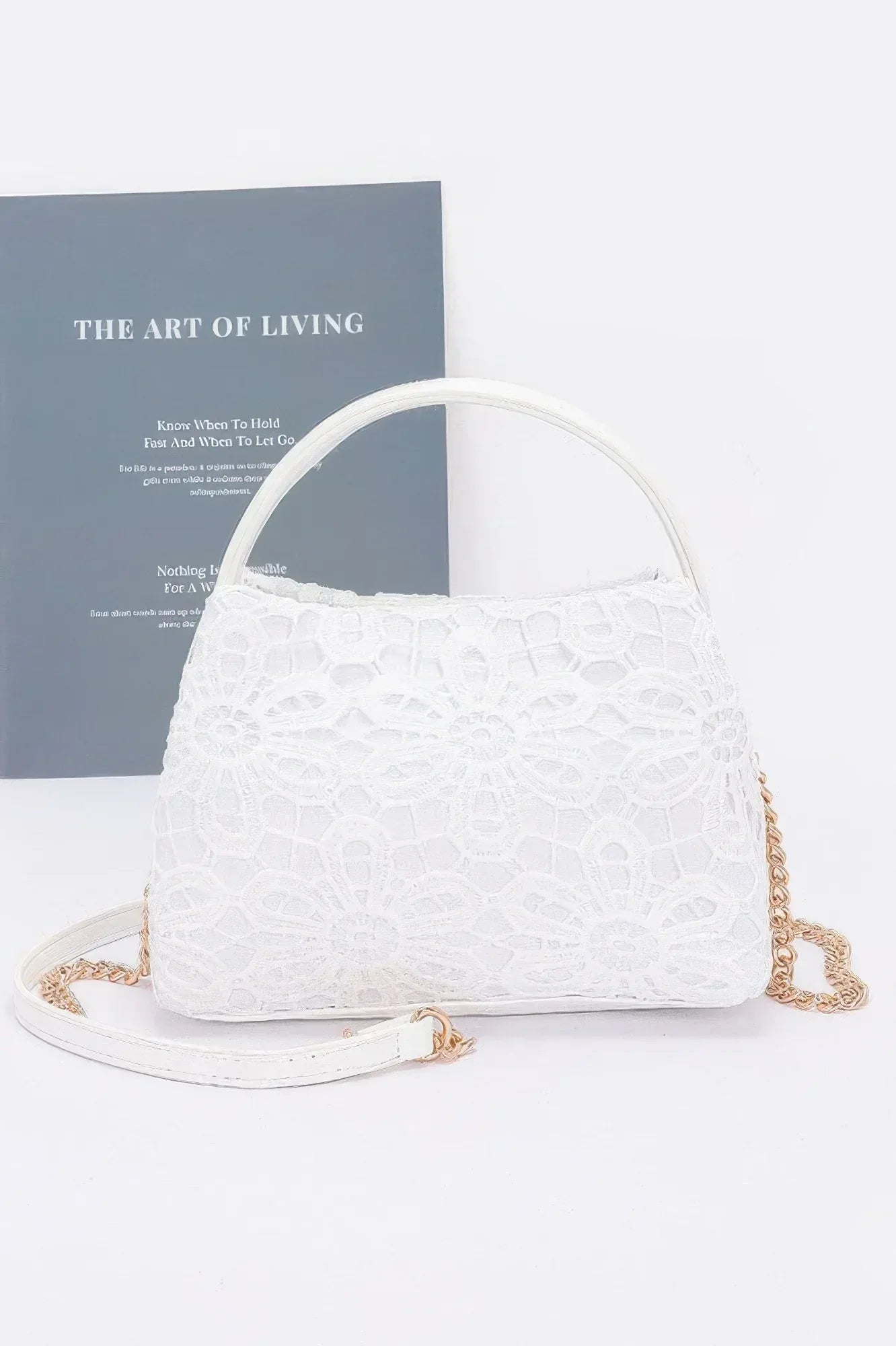 Crochet Top Handle Clutch | Mixtshop LLC Main image