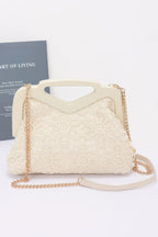 Crochet Wood Frame Clutch | Mixtshop LLC