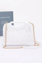 Crochet Wood Frame Clutch | Mixtshop LLC