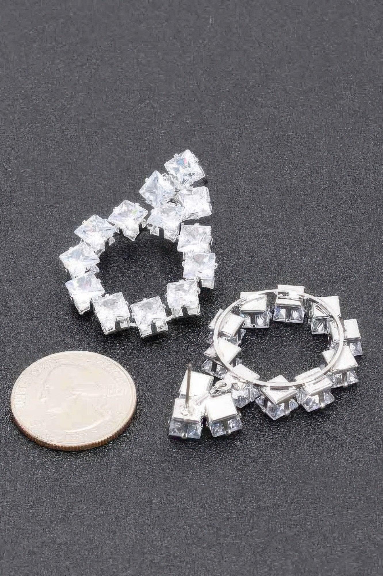Rhinestone Party Earring | Mixtshop LLC