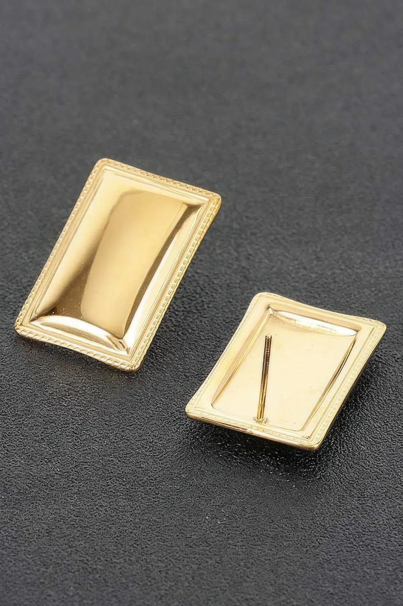 Gold Plated Metal Earring | Mixtshop LLC