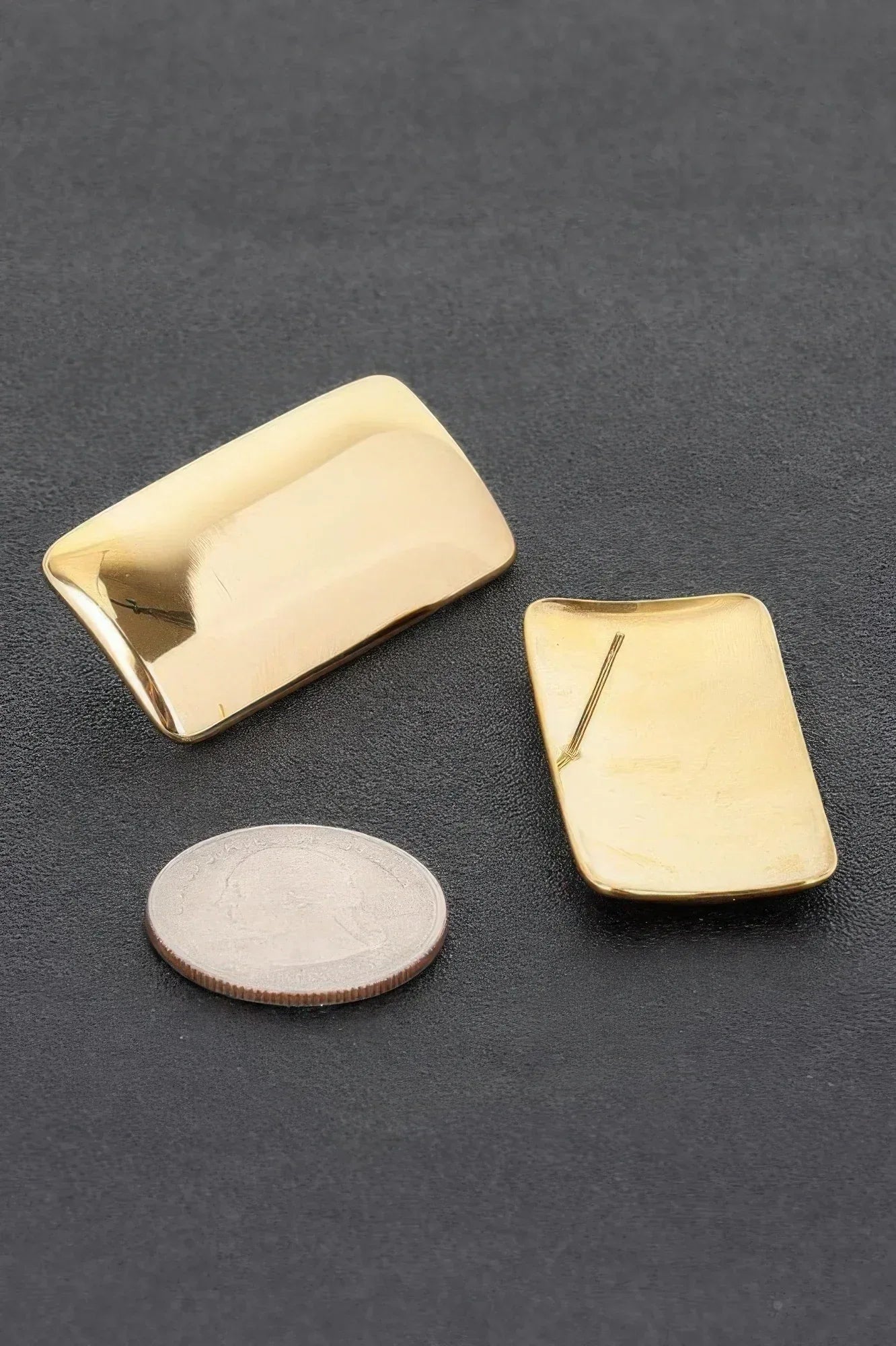 Gold Plated Metal Earring Secondary image