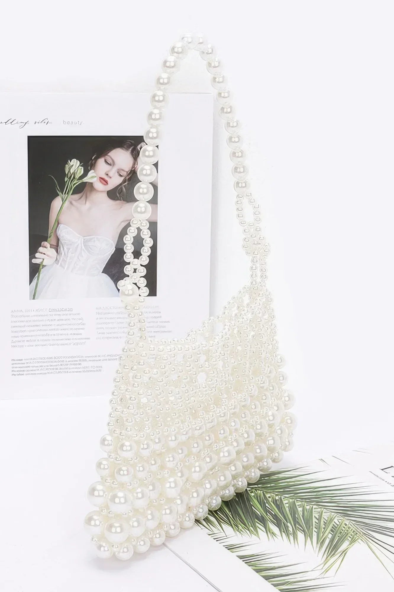 Faux Pearl Elegance Clutch Secondary image