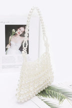 Faux Pearl Elegance Clutch | Mixtshop LLC