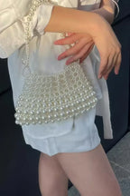 Faux Pearl Elegance Clutch | Mixtshop LLC