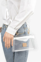 Transparent Top Handle Flap Clutch | Mixtshop LLC