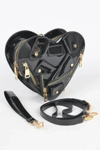 Heart Shape Jacket Crossbody Bag | Mixtshop LLC