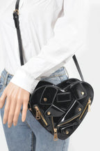 Heart Shape Jacket Crossbody Bag | Mixtshop LLC