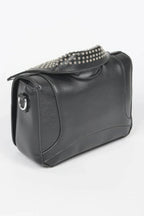 Faux Leather Metal Studded Jacket Clutch | Mixtshop LLC