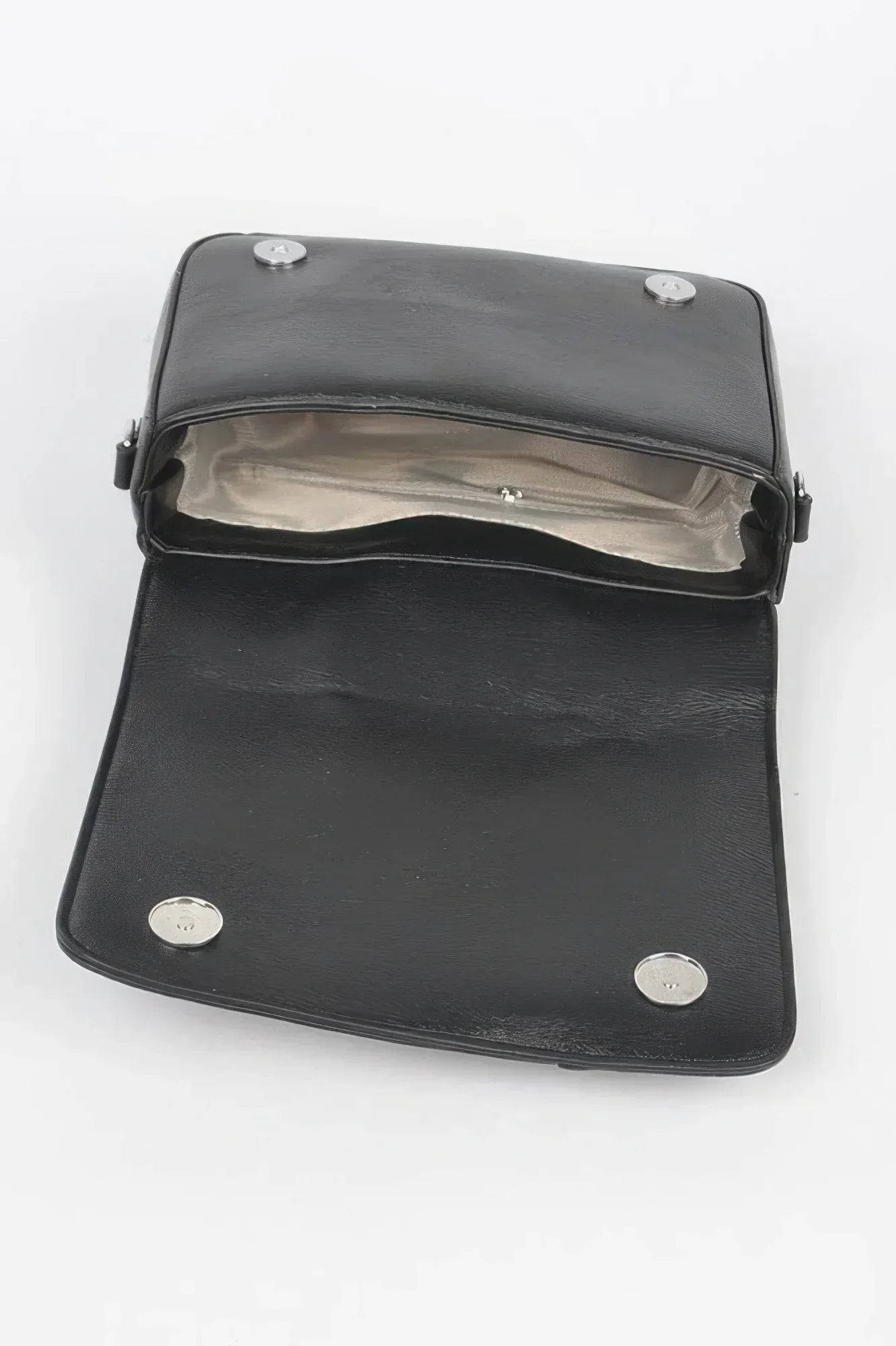 Faux Leather Metal Studded Jacket Clutch | Mixtshop LLC