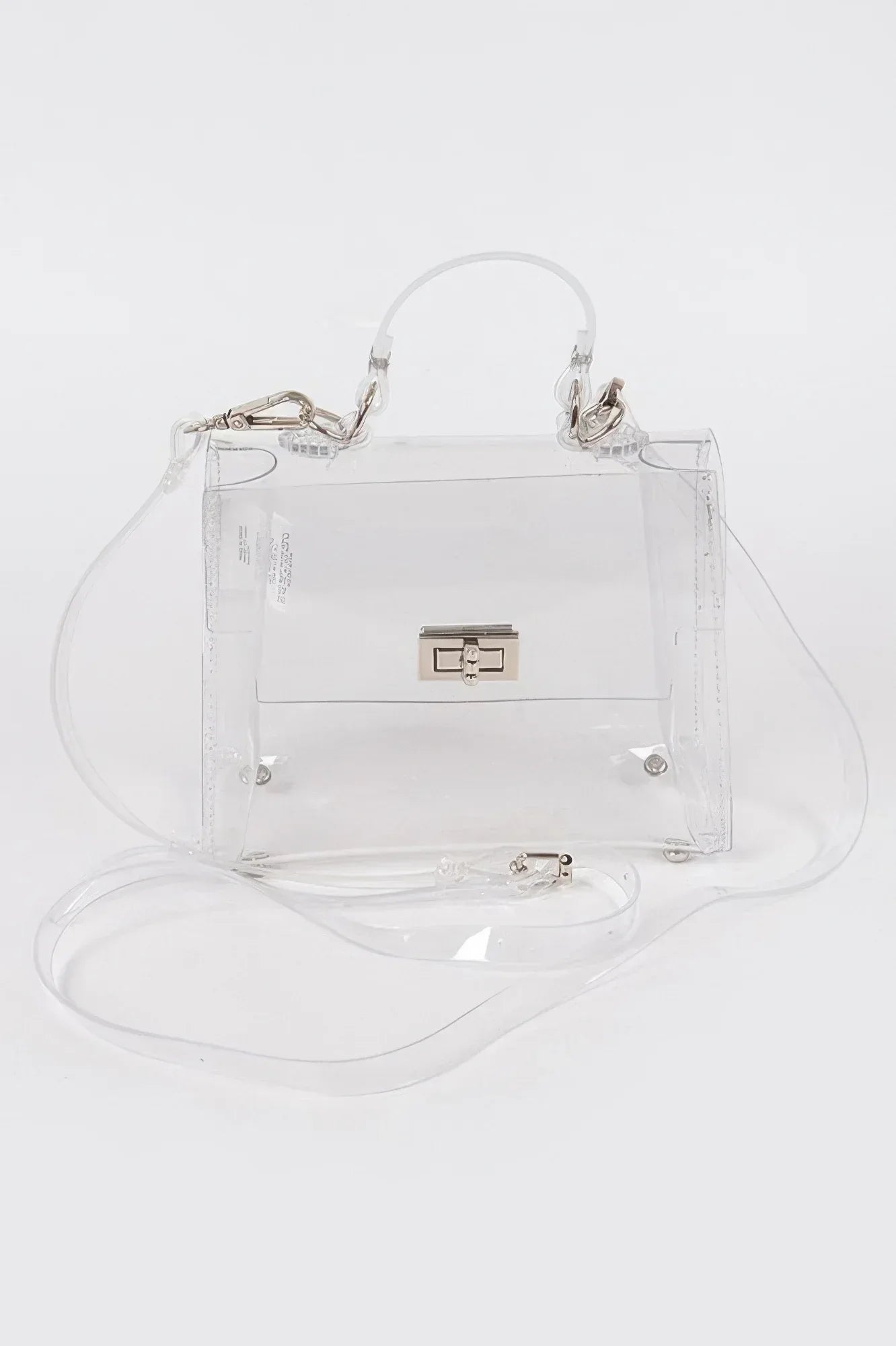 Transparent Single Handle Clutch | Mixtshop LLC