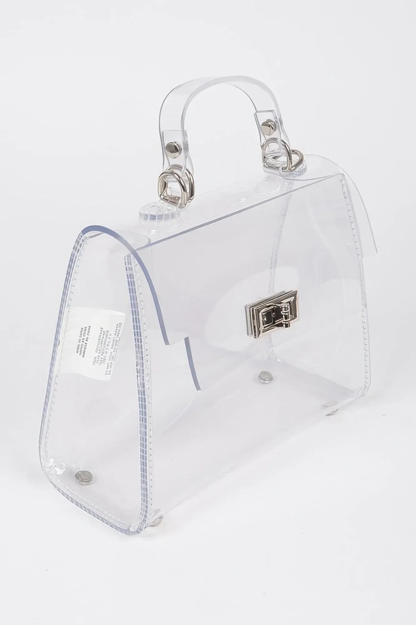 Transparent Single Handle Clutch | Mixtshop LLC