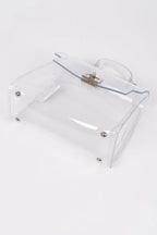 Transparent Single Handle Clutch | Mixtshop LLC