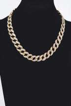 Hammered Bulk Chain Necklace | Mixtshop LLC