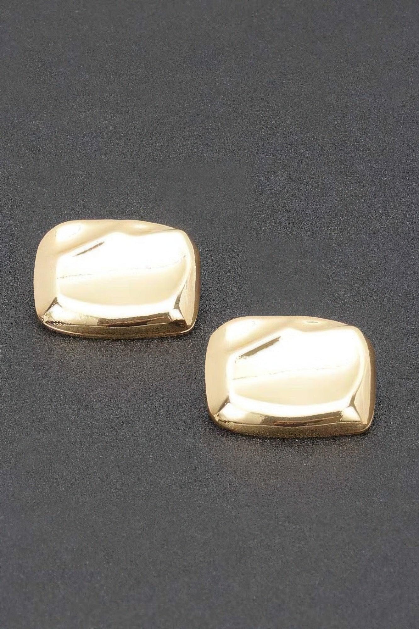 Gold Plated Metal Earring | Mixtshop LLC